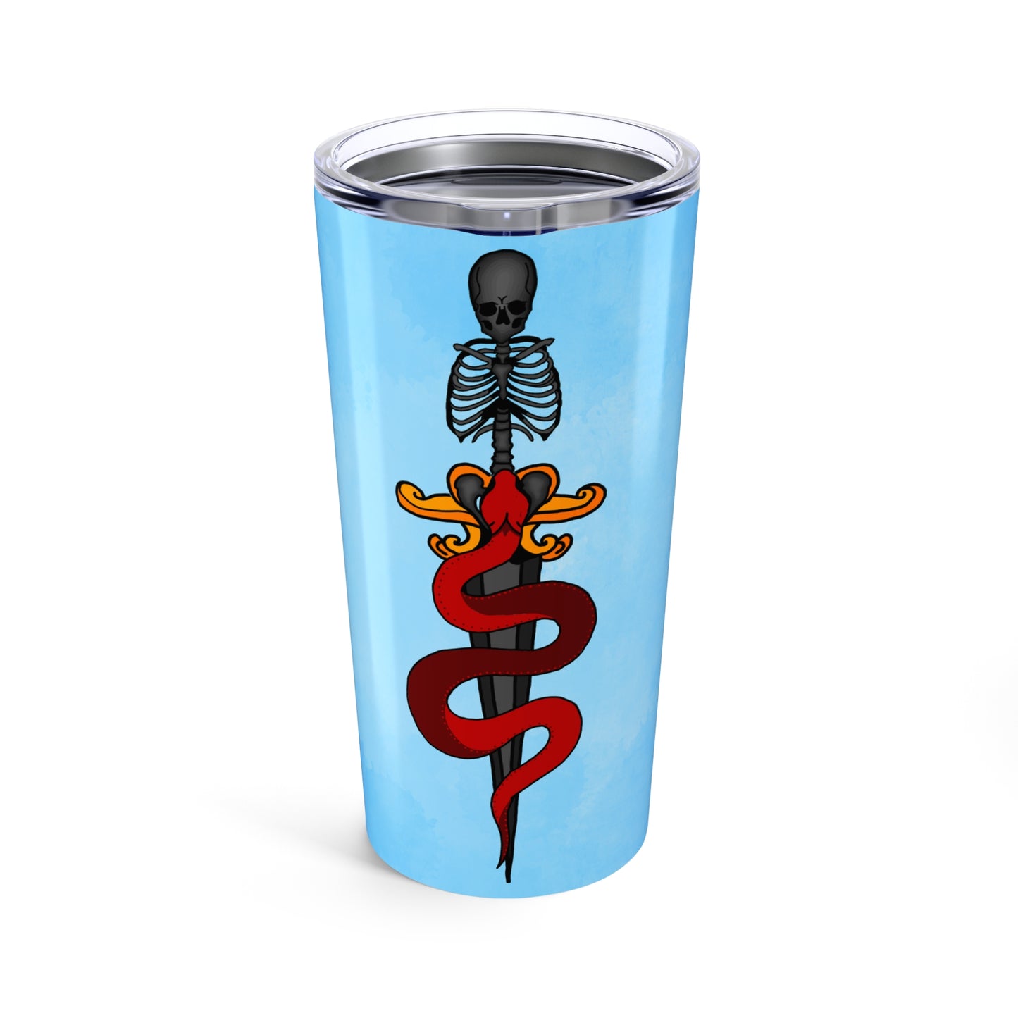 Skeleton Sword & Serpent 20oz Tumbler